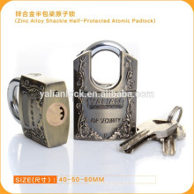 Yalian Zinc Alloy Shackle Medio Protegido Atomic Key Candado